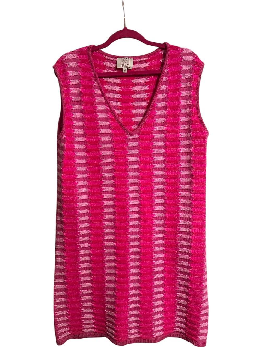 RHOWE Madelyn Mini Dress in Hot Pink